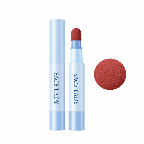 SACE LADY Matte Air Cushion Lip & Cheek Cream Velvet Finish Long-Lasting Waterproof Tint