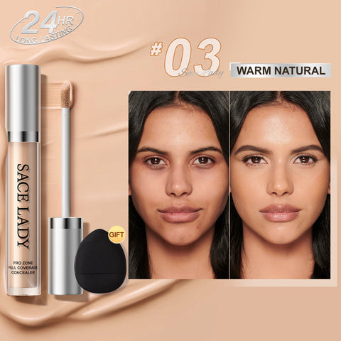 SACE LADY High Coverage Waterproof Concealer Matte Finish Long-Lasting Face Corrector 5g