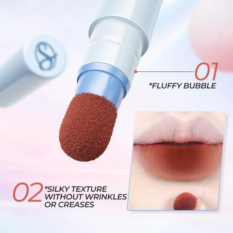 SACE LADY Matte Air Cushion Lip & Cheek Cream Velvet Finish Long-Lasting Waterproof Tint