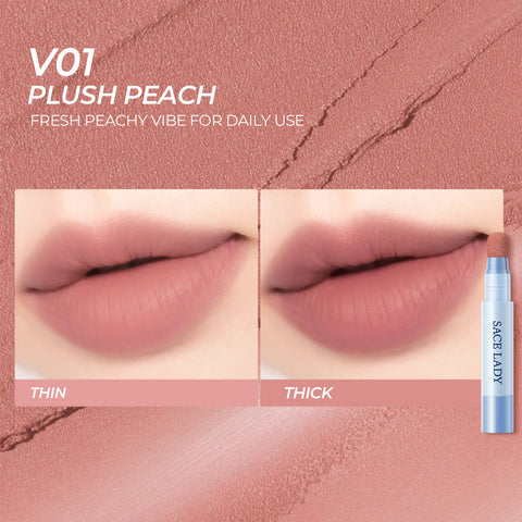 SACE LADY Matte Air Cushion Lip & Cheek Cream Velvet Finish Long-Lasting Waterproof Tint