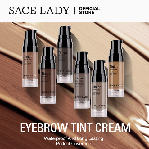 Sace Lady Long-Lasting Waterproof Eyebrow Gel – Smudge-Proof Makeup with Henna Tints