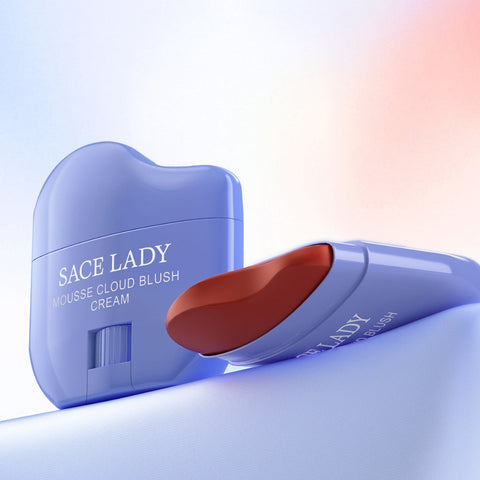 SACE LADY Long-Lasting Blush Cream Mousse – Lightweight 3-in-1 Cheek, Lip & Eye Color