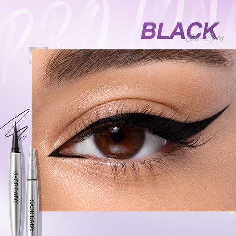 SACE LADY PRO ZONE Waterproof Ultra-Fine Black Liquid Eyeliner – Quick-Drying, Smudge-Proof Precision