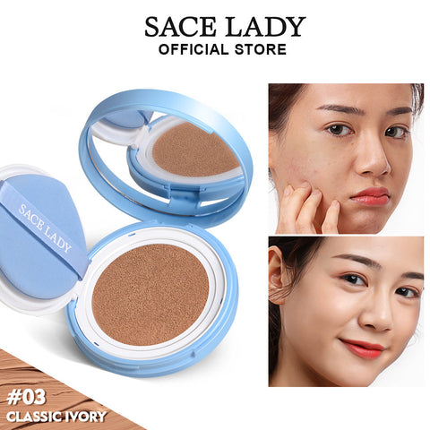 SACE LADY Lasting Waterproof BB Cushion SPF 50+ PA+++ Oil Control Natural Matte Finish Foundation