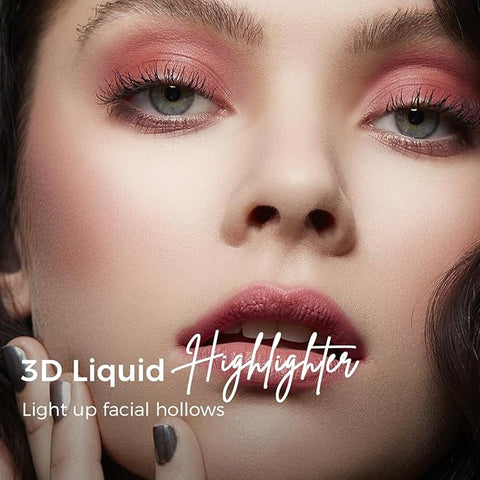 SACE LADY Highlighter Makeup – Blendable & Long-Lasting 3D Liquid Highlight for Face, Eyes & Lips