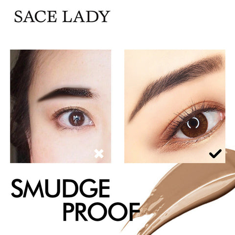 Sace Lady Long-Lasting Waterproof Eyebrow Gel – Smudge-Proof Makeup with Henna Tints