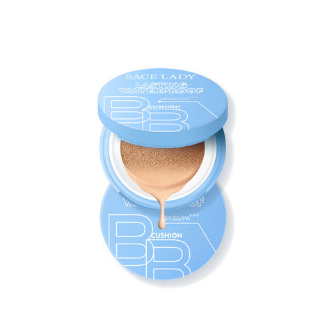 SACE LADY Lasting Waterproof BB Cushion SPF 50+ PA+++ Oil Control Natural Matte Finish Foundation