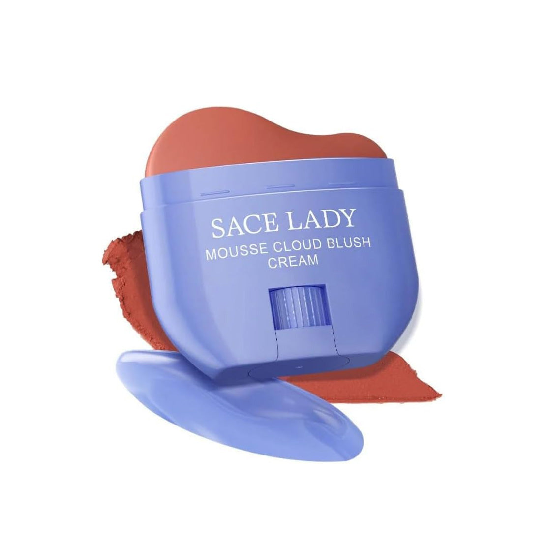 SACE LADY Long-Lasting Blush Cream Mousse – Lightweight 3-in-1 Cheek, Lip & Eye Color