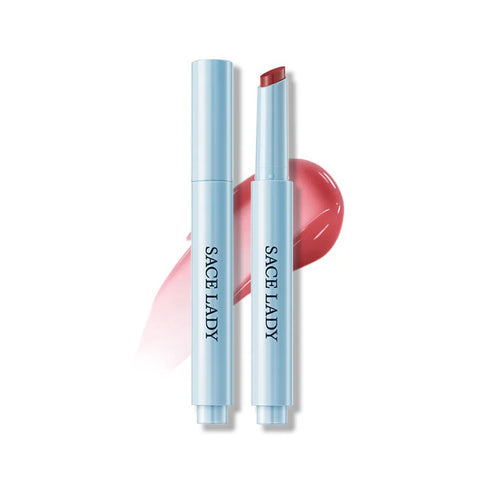 SACE LADY Glasting Gloss Lipstick – Moisturizing High-Shine Lip Gloss Balm with Vitamin E & Plant Oils