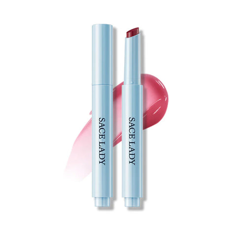 SACE LADY Glasting Gloss Lipstick – Moisturizing High-Shine Lip Gloss Balm with Vitamin E & Plant Oils