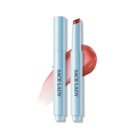 SACE LADY Glasting Gloss Lipstick – Moisturizing High-Shine Lip Gloss Balm with Vitamin E & Plant Oils