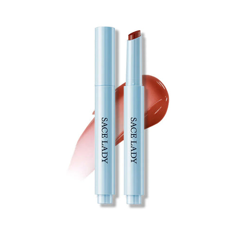 SACE LADY Glasting Gloss Lipstick – Moisturizing High-Shine Lip Gloss Balm with Vitamin E & Plant Oils