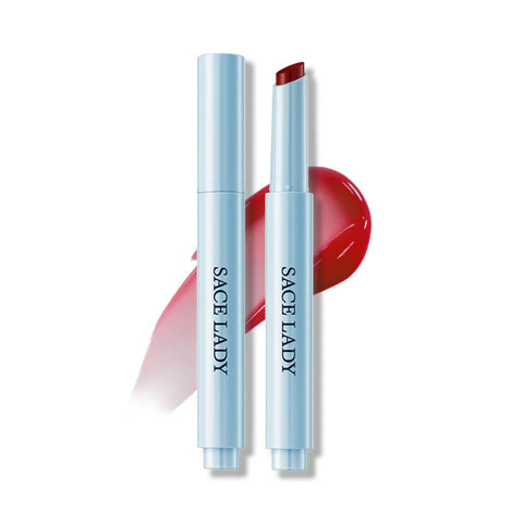 SACE LADY Glasting Gloss Lipstick – Moisturizing High-Shine Lip Gloss Balm with Vitamin E & Plant Oils