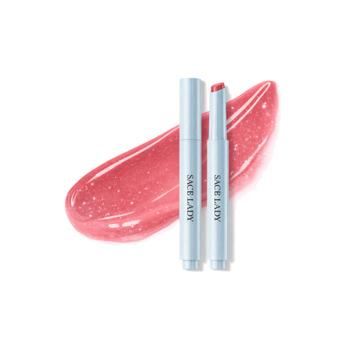 SACE LADY Glasting Gloss Lipstick – Moisturizing High-Shine Lip Gloss Balm with Vitamin E & Plant Oils