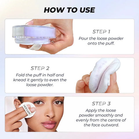 SACE LADY Matte Face Setting Powder Waterproof Oil Control Loose Powder