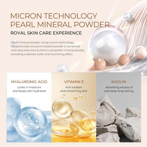 SACE LADY Pearl Face Powder SPF30 PA+++ – Oil Control, Waterproof & Flawless Matte Setting Powder