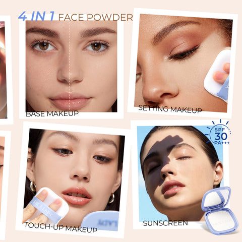 SACE LADY Pearl Face Powder SPF30 PA+++ – Oil Control, Waterproof & Flawless Matte Setting Powder