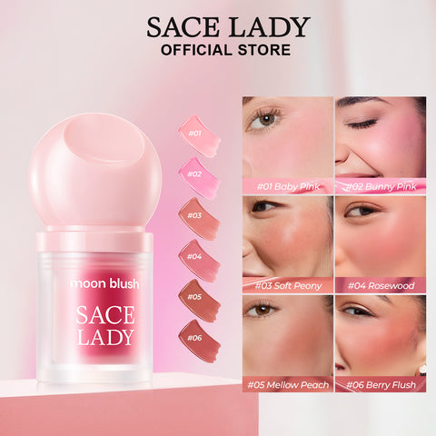SACE LADY Water-Serum Liquid Blush Natural Radiant Finish Buildable