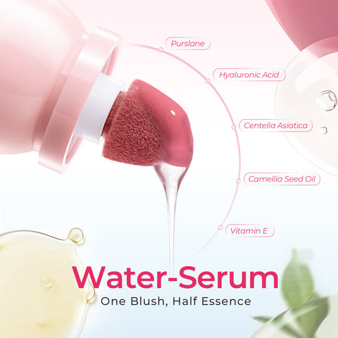 SACE LADY Water-Serum Liquid Blush Natural Radiant Finish Buildable