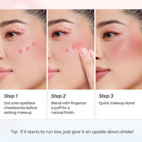 SACE LADY Water-Serum Liquid Blush Natural Radiant Finish Buildable