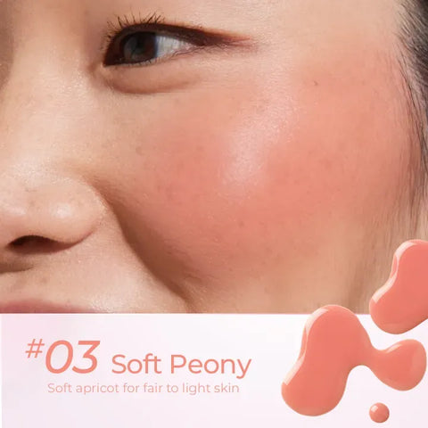SACE LADY Water-Serum Liquid Blush Natural Radiant Finish Buildable
