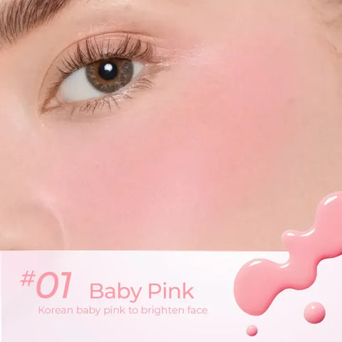 SACE LADY Water-Serum Liquid Blush Natural Radiant Finish Buildable