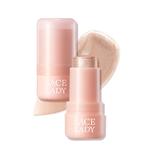 SACE LADY Highlighter Stick – Hydrating Jelly Glow, Long-Lasting Radiance & Multi-Use Shimmer