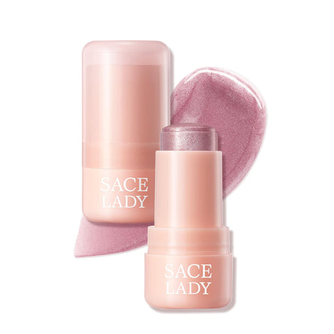 SACE LADY Highlighter Stick – Hydrating Jelly Glow, Long-Lasting Radiance & Multi-Use Shimmer