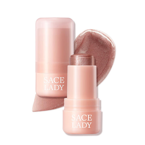 SACE LADY Highlighter Stick – Hydrating Jelly Glow, Long-Lasting Radiance & Multi-Use Shimmer