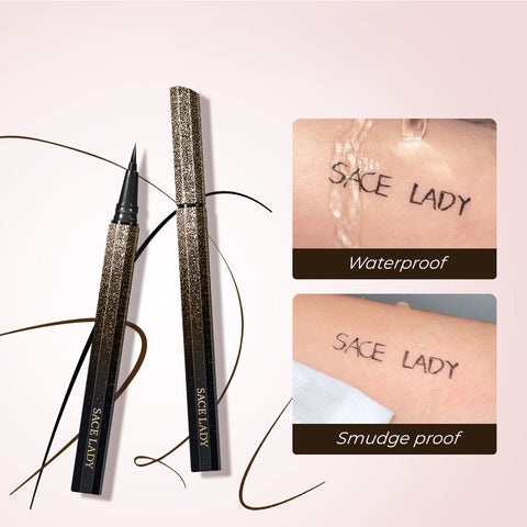 SACE LADY Inky Black Eyeliner – Waterproof, Highly Pigmented, 24-Hour Long-Wear
