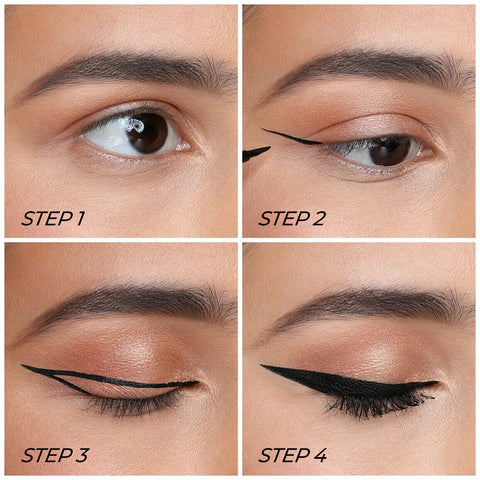 SACE LADY Inky Black Eyeliner – Waterproof, Highly Pigmented, 24-Hour Long-Wear