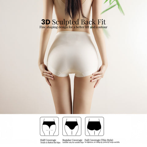 "Glow Relief" Panty: Seamless Waist Sculptor & Peach Booty Lift