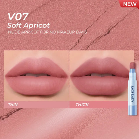 SACE LADY Matte Air Cushion Lip & Cheek Cream Velvet Finish Long-Lasting Waterproof Tint