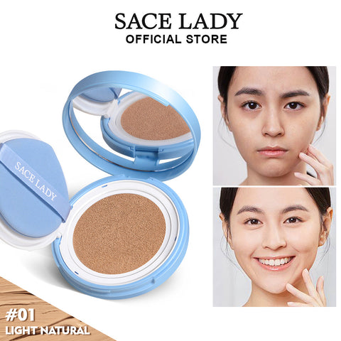 SACE LADY Lasting Waterproof BB Cushion SPF 50+ PA+++ Oil Control Natural Matte Finish Foundation