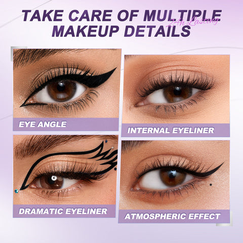 SACE LADY PRO ZONE Waterproof Ultra-Fine Black Liquid Eyeliner – Quick-Drying, Smudge-Proof Precision