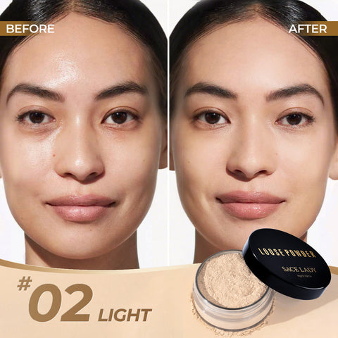 SACE LADY Oil-Control Loose Setting Powder – Shine-Free Perfection That Lasts All Day!
