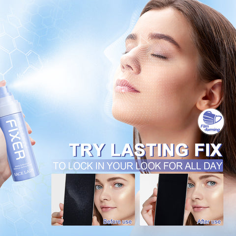 بخاخ تثبيت المكياج من ساس ليدي - يدوم طويلًا، يتحكم في الزيوت، غير لامع ومرطب للوجه (80 مل)