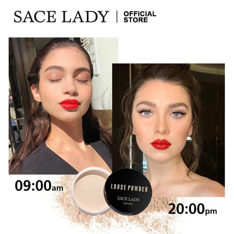 SACE LADY Oil-Control Loose Setting Powder – Shine-Free Perfection That Lasts All Day!