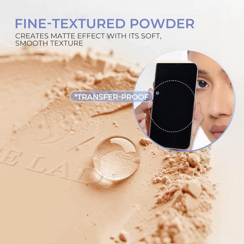 SACE LADY Setting Face Powder Waterproof Oil Control Matte Finish Pressed Compact