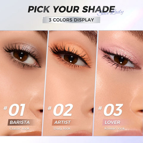 SACE LADY Pro Zone Duo Eyeshadow – Matte & Shimmer Compact Palette (2-Color Duo)