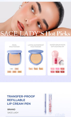 SACE LADY Transfer-Proof Refillable Lip Cream Pen SPF15 – Soft Matte Finish