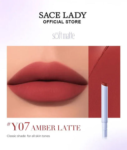 SACE LADY Transfer-Proof Refillable Lip Cream Pen SPF15 – Soft Matte Finish