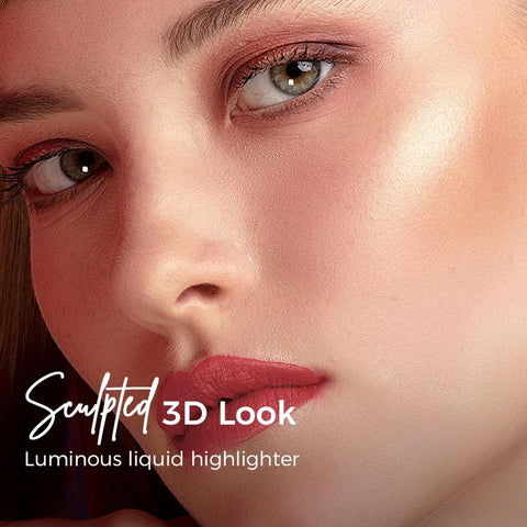 SACE LADY Highlighter Makeup – Blendable & Long-Lasting 3D Liquid Highlight for Face, Eyes & Lips