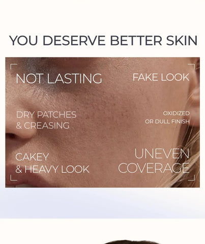 SACE LADY Bare Touch Skin Tint Travel Size - SPF30 PA+++ with Dual Peptide Serum & Breathable Film for Skin-Like Texture