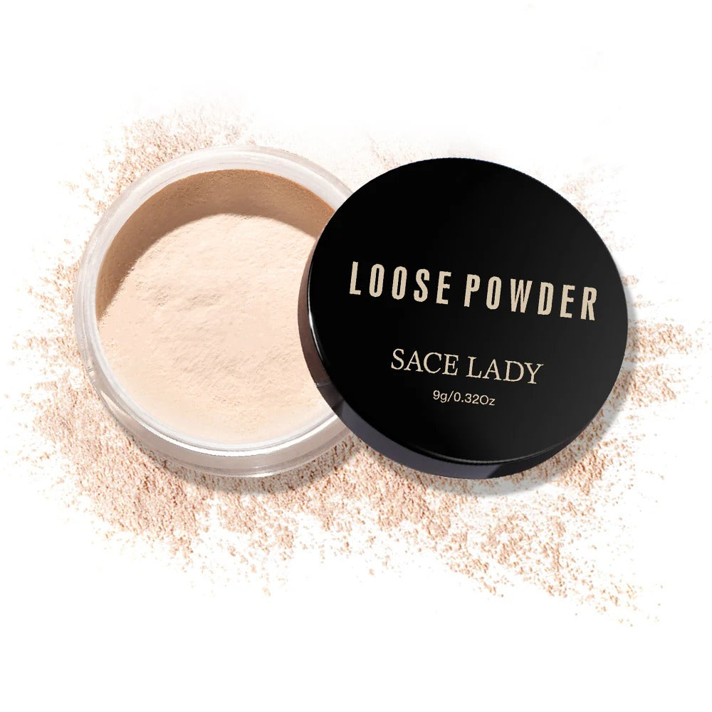SACE LADY Oil-Control Loose Setting Powder – Shine-Free Perfection That Lasts All Day!